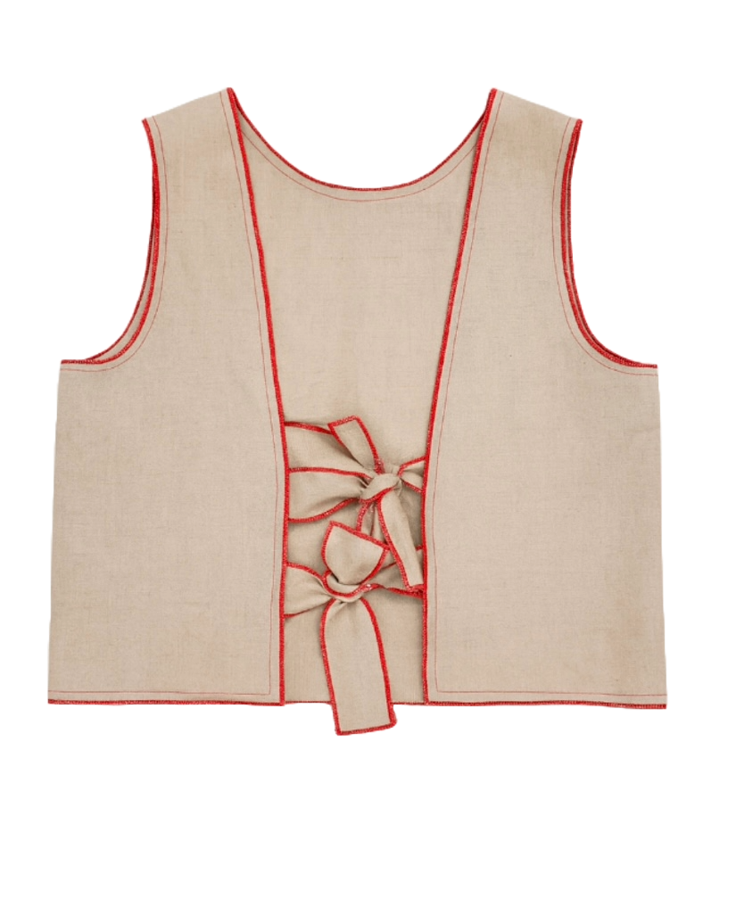 Top Paloma Lino Crudo