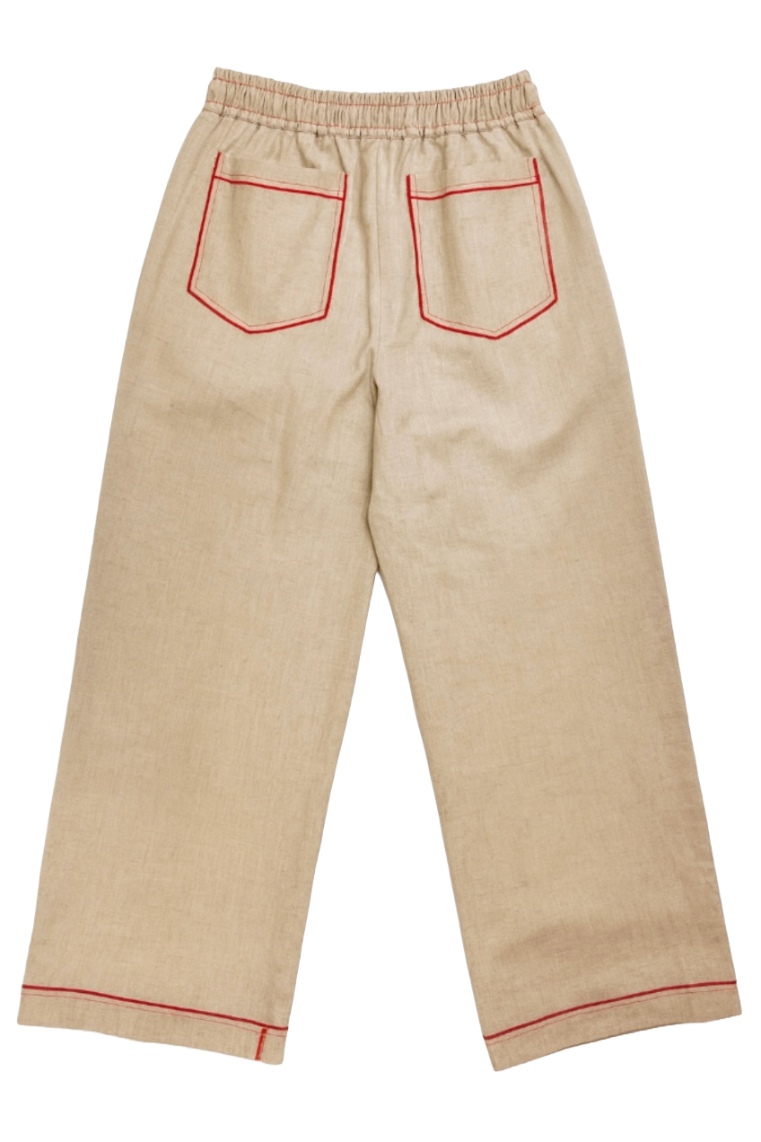 Pantalón Simón Lino Crudo