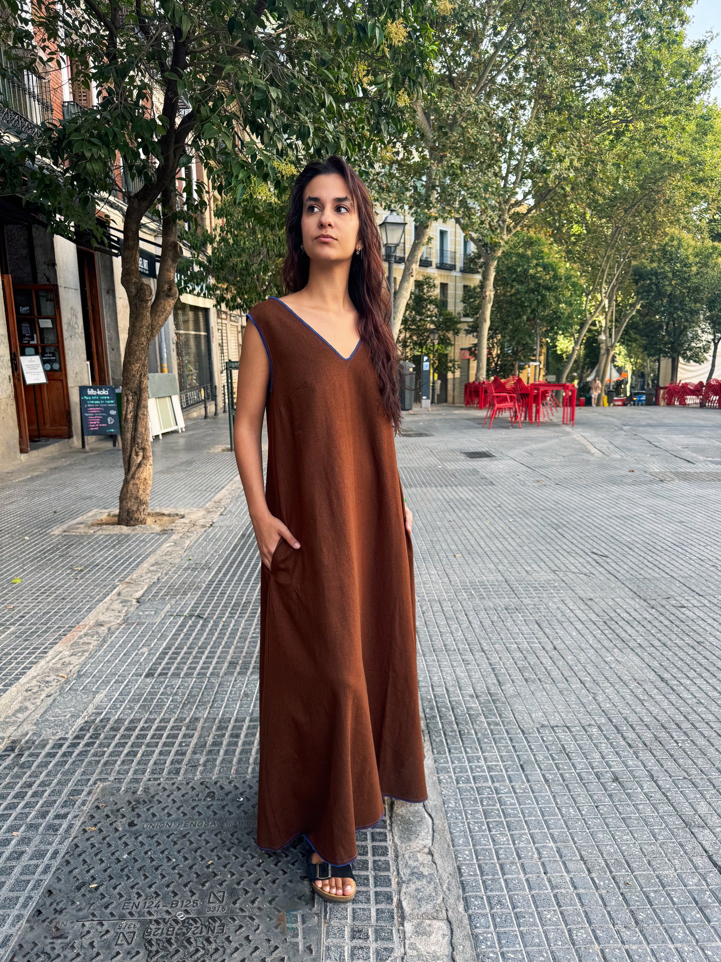 Vestido Elba Lino