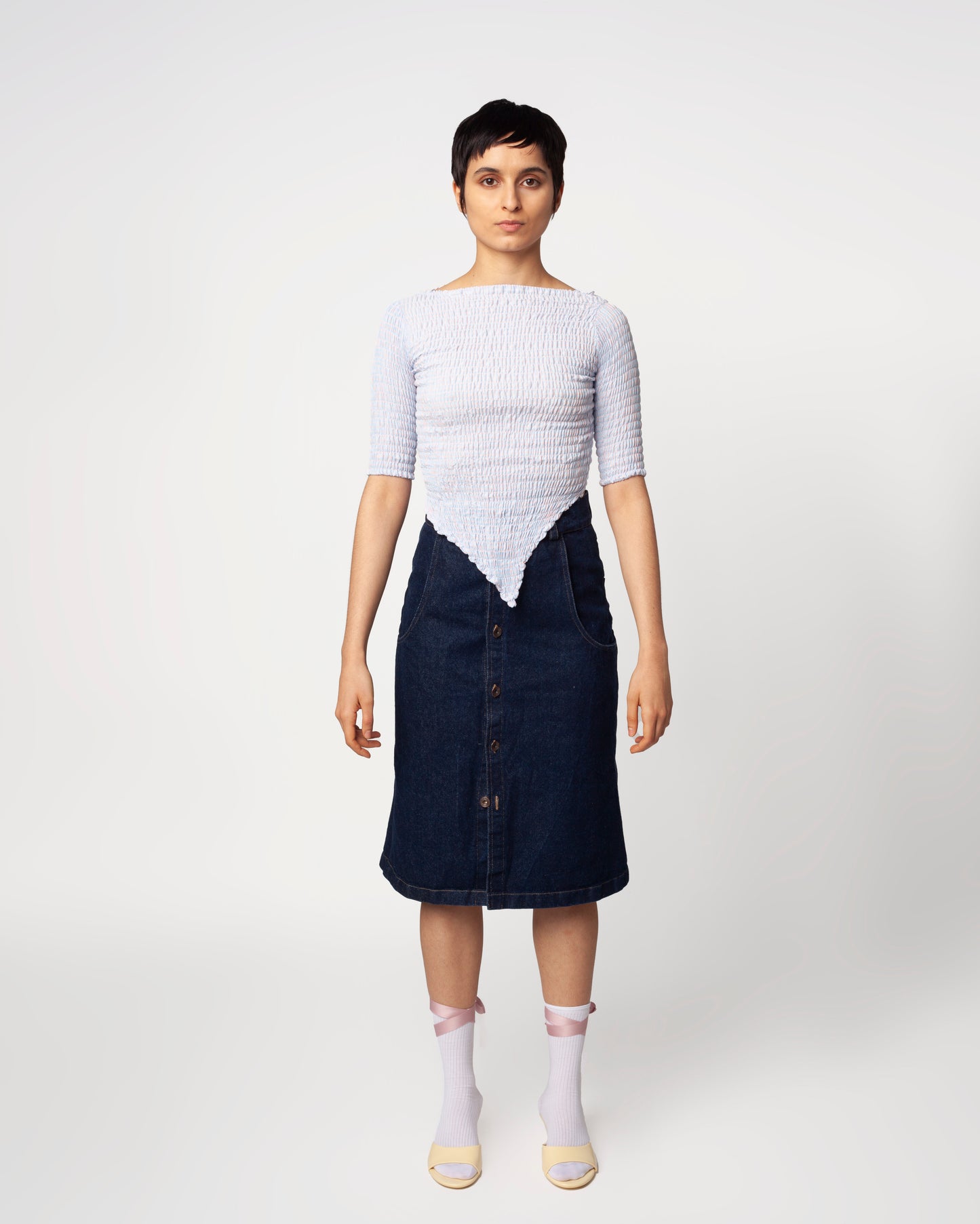 Falda Carmen Azul