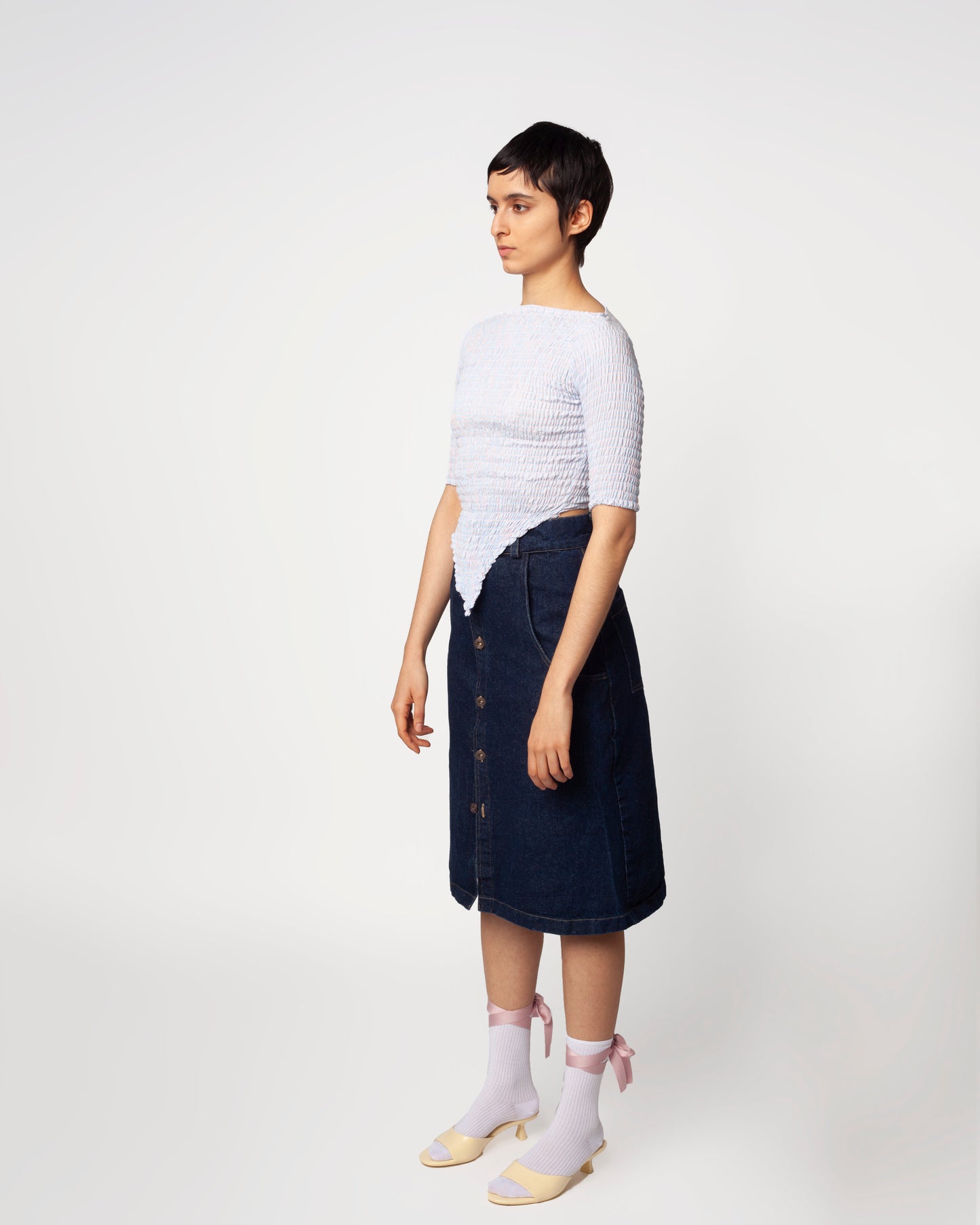 Falda Carmen Azul
