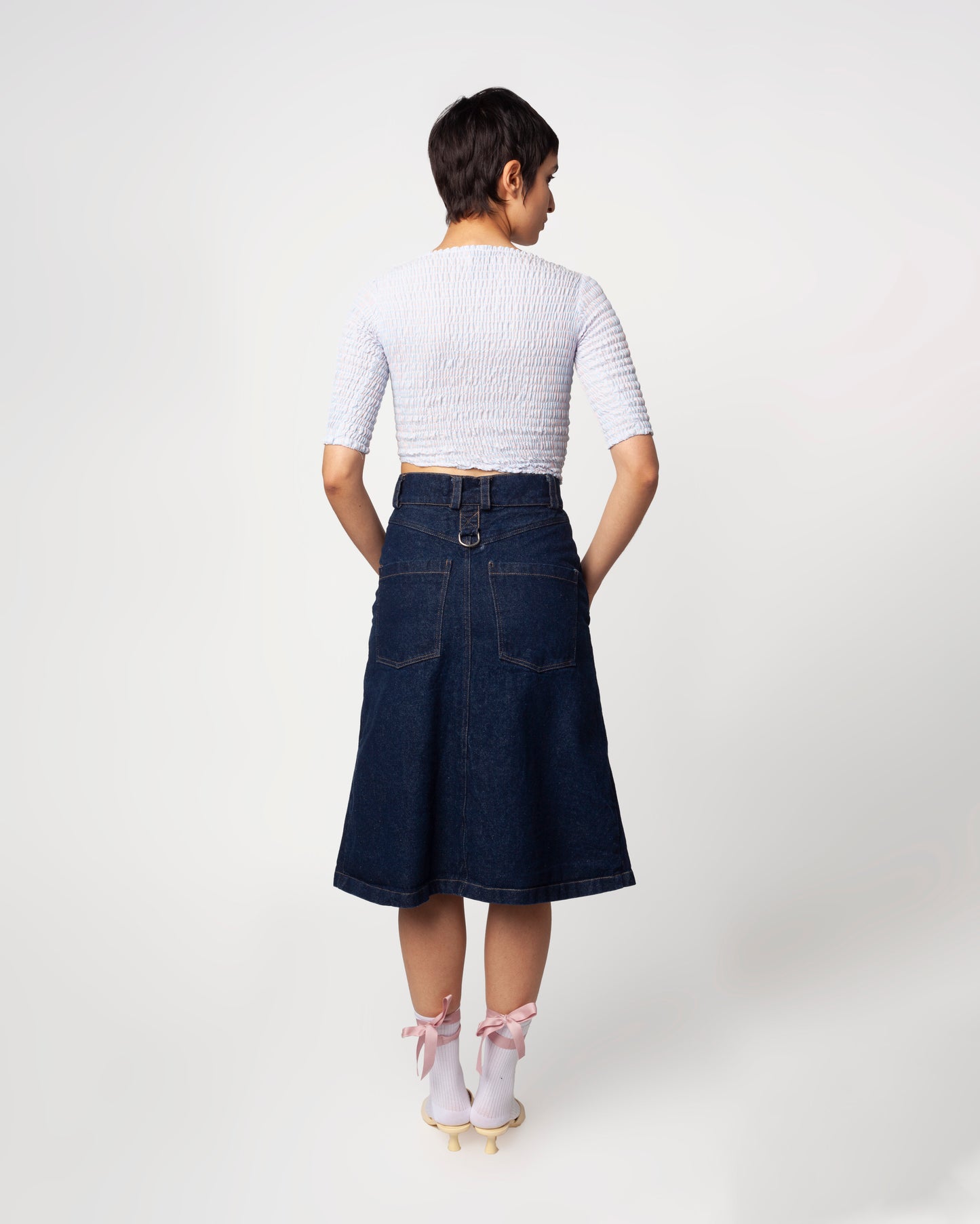 Falda Carmen Azul