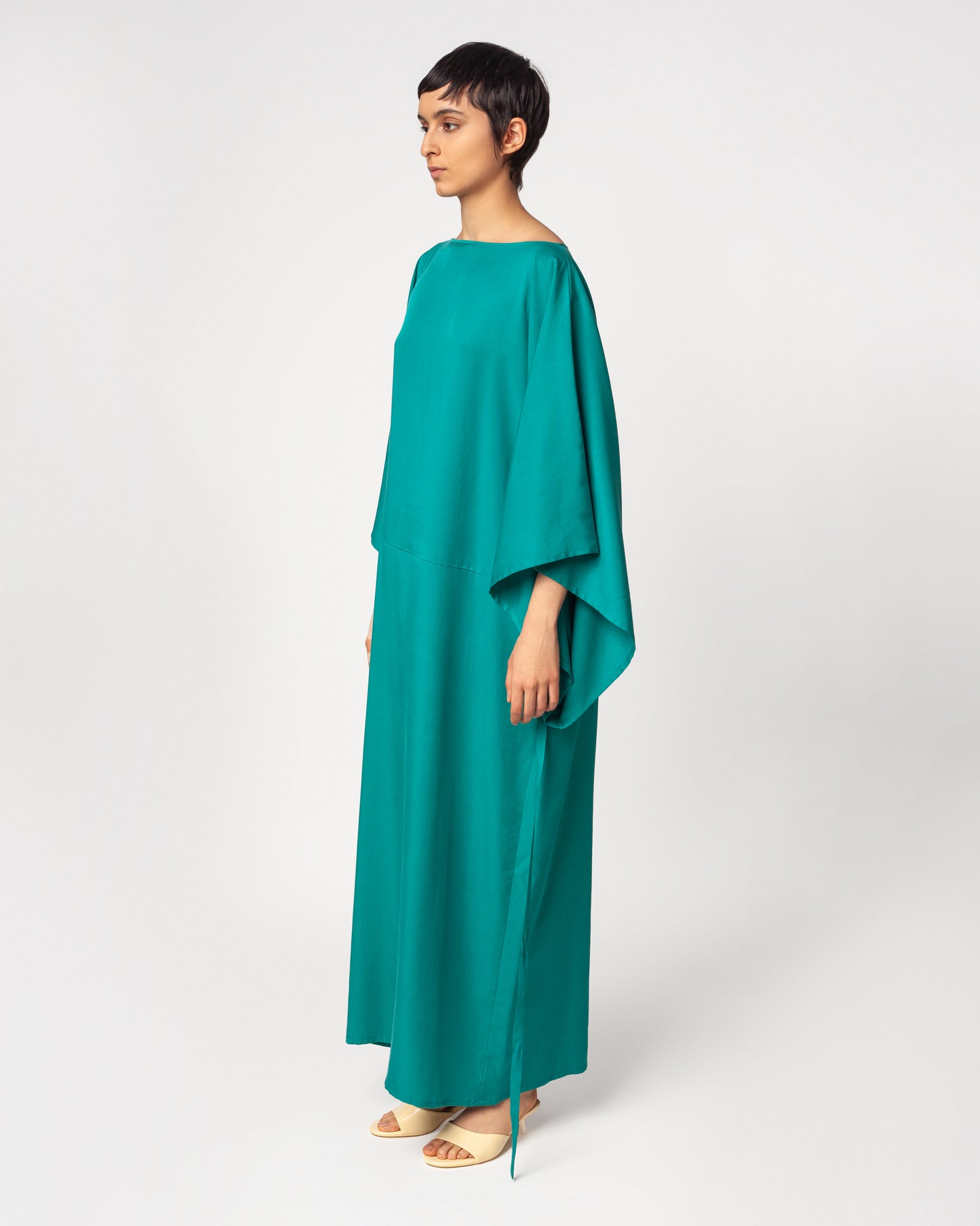 Vestido Aoki Verde Turquesa