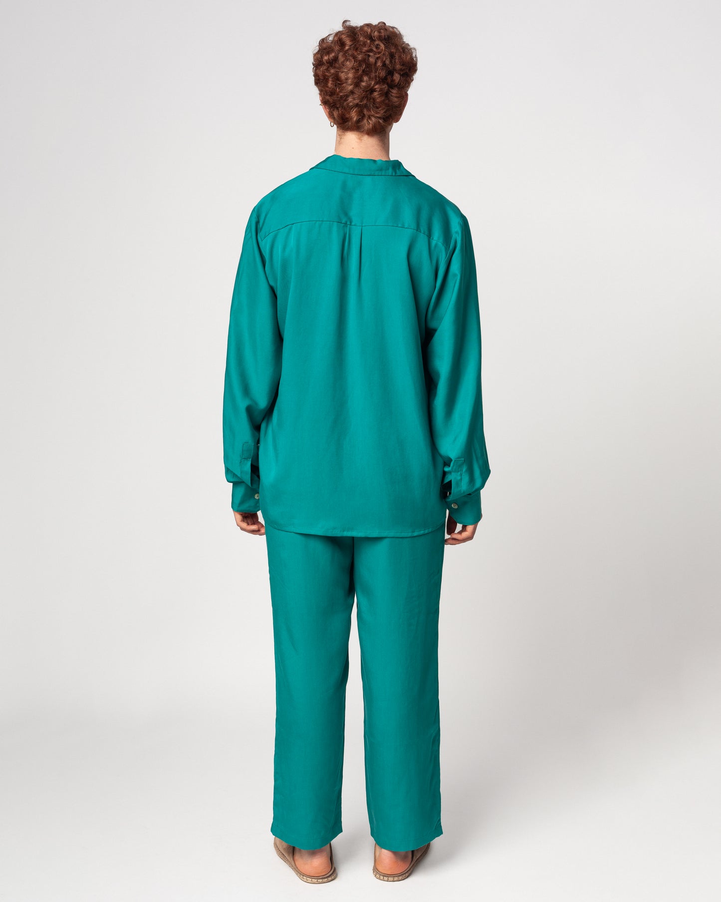 Camisa Simón Verde Turquesa