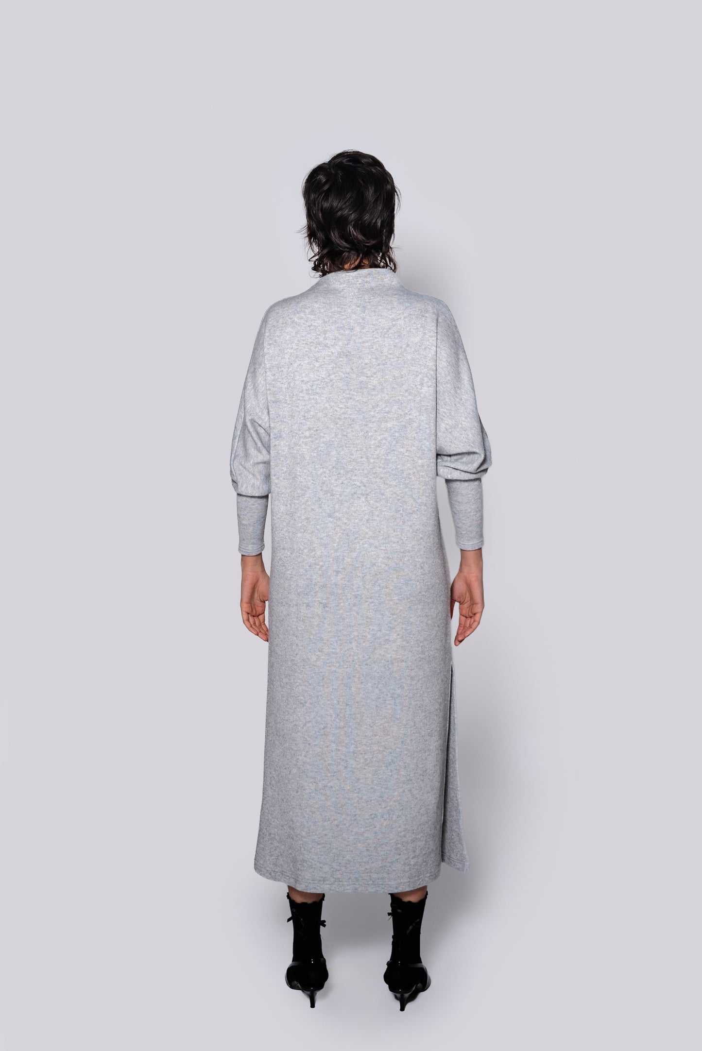 Vestido Murcielago Gris