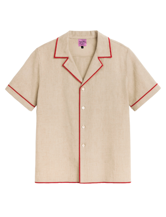 Camisa Simón Lino Crudo