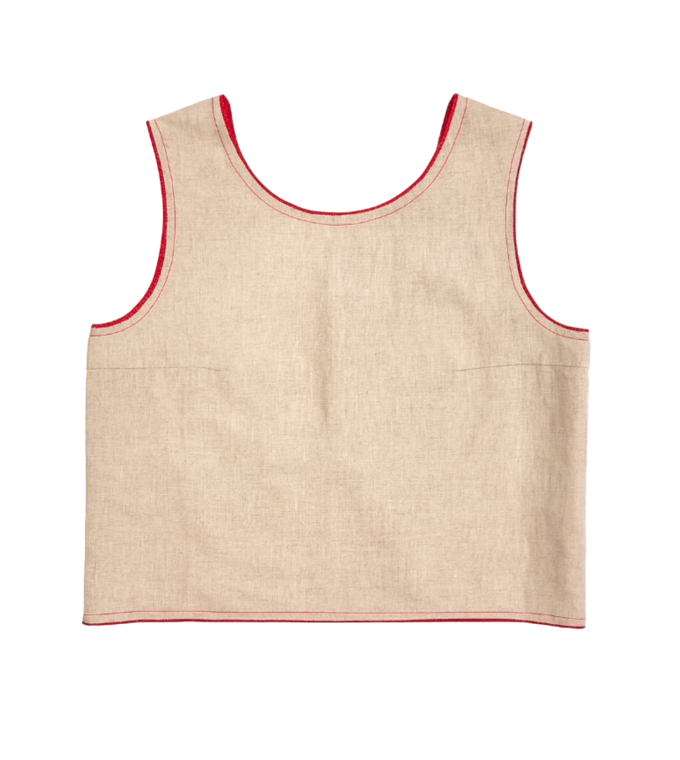 Top Paloma Lino Crudo