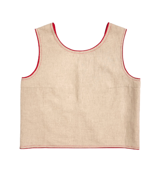 Top Paloma Lino Crudo