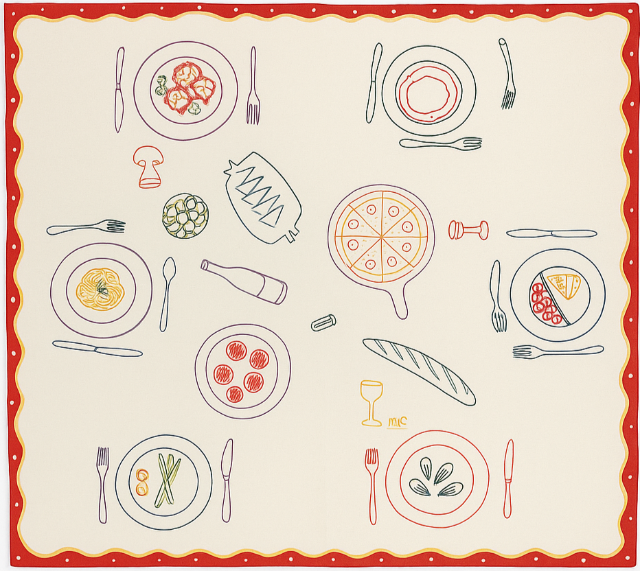Pañuelo "La Comida"