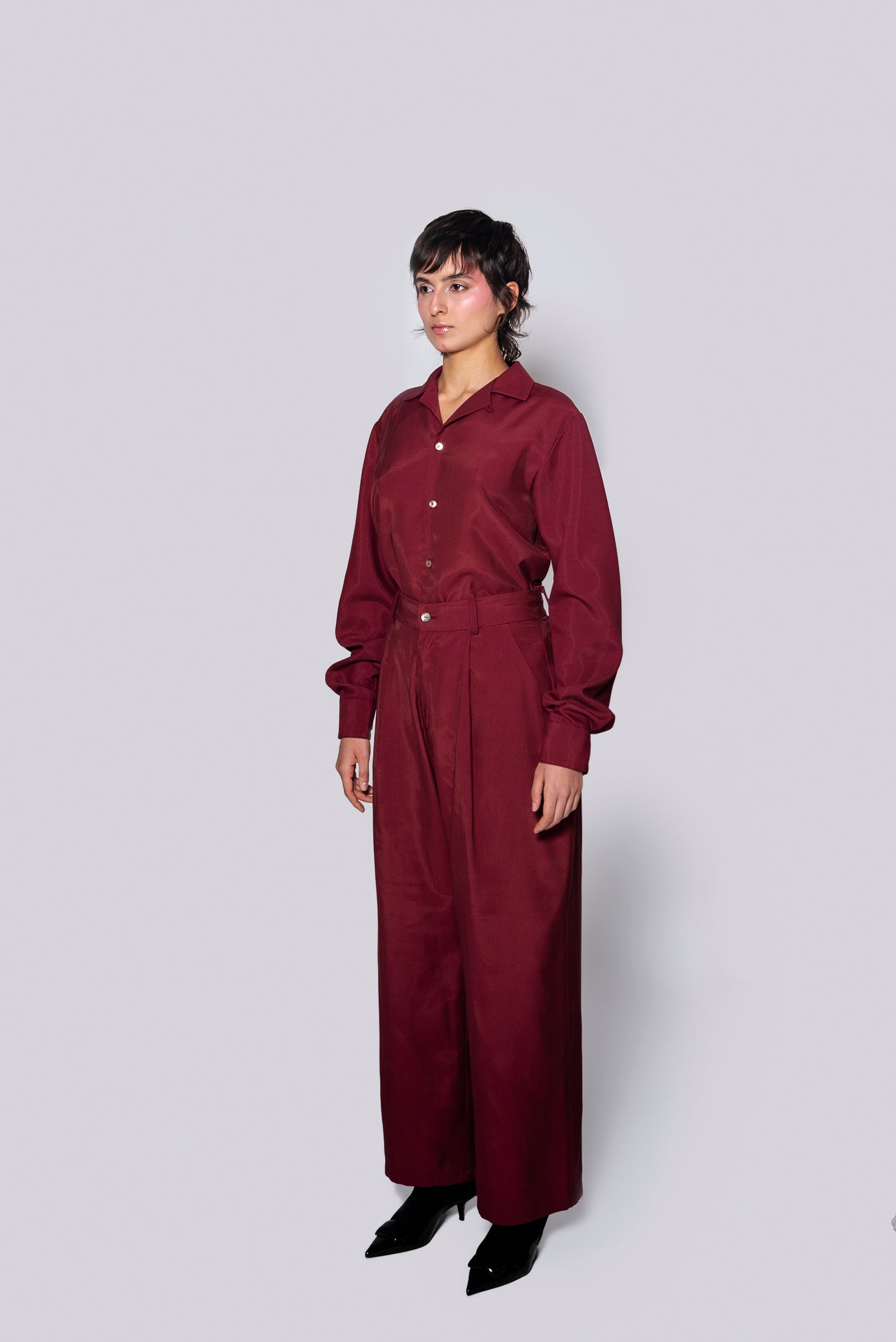 Camisa Simon Burdeos