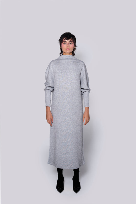 Vestido Murcielago Gris